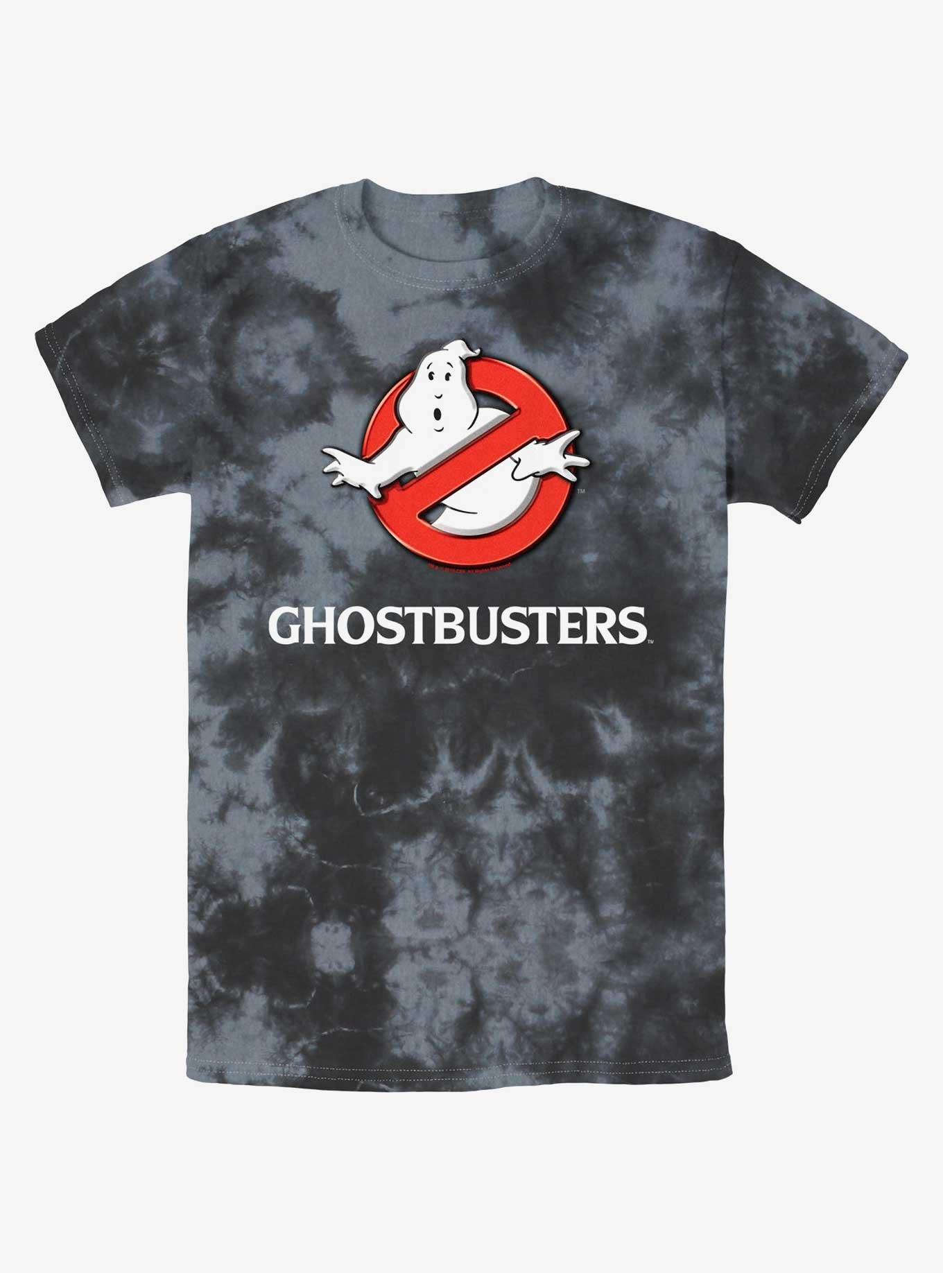Ghostbusters Logo Tie-Dye T-Shirt, BLKCHAR, hi-res