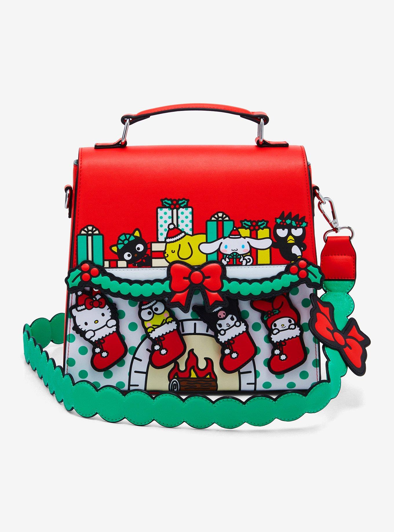 Loungefly Hello Kitty And Friends Holiday Fireplace Crossbody Bag, , hi-res