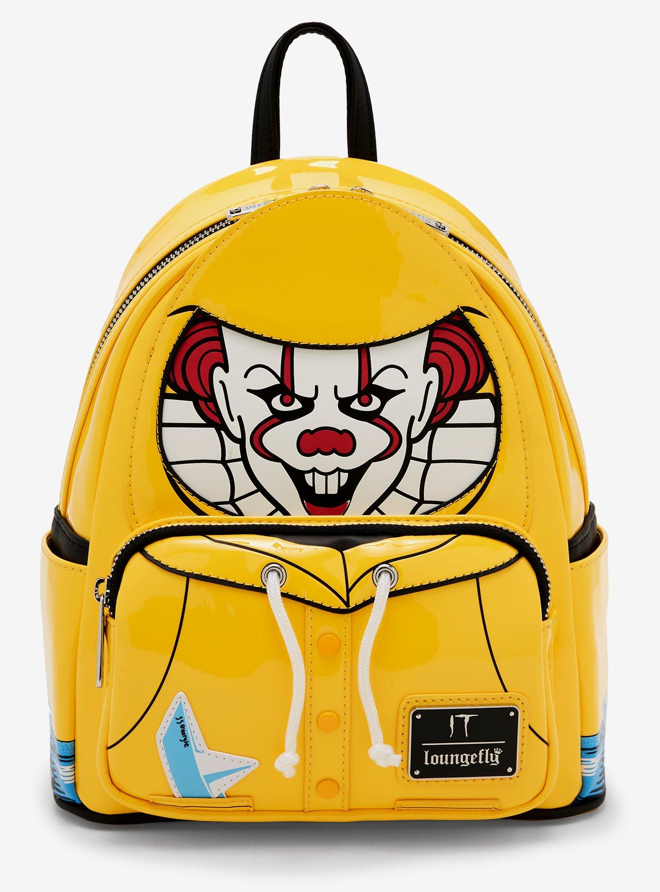 Loungefly IT Pennywise Georgie's Raincoat Glow-In-The-Dark Mini Backpack, , hi-res