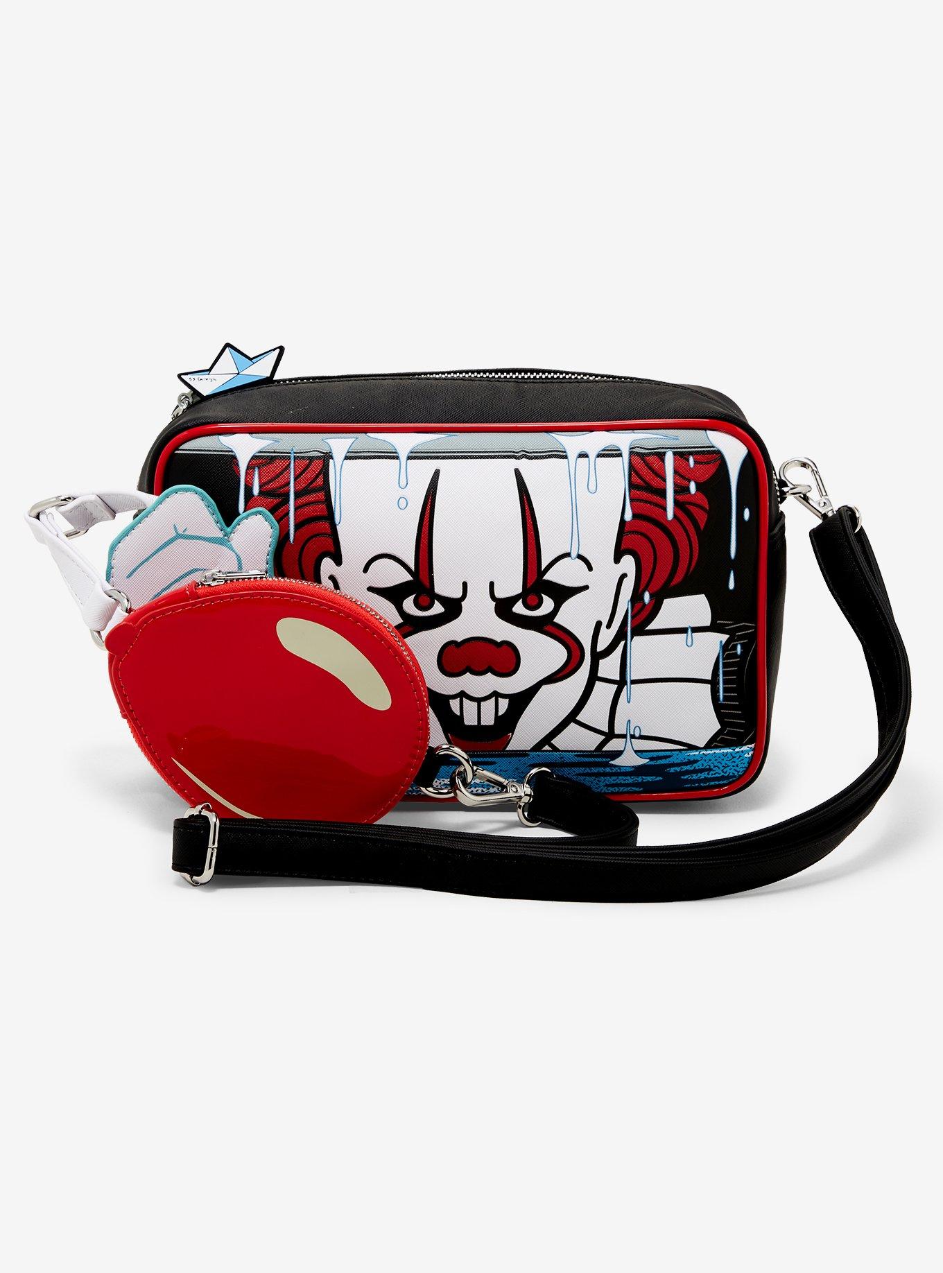 Loungefly IT Pennywise Balloon Glow-In-The-Dark Crossbody Bag, , hi-res