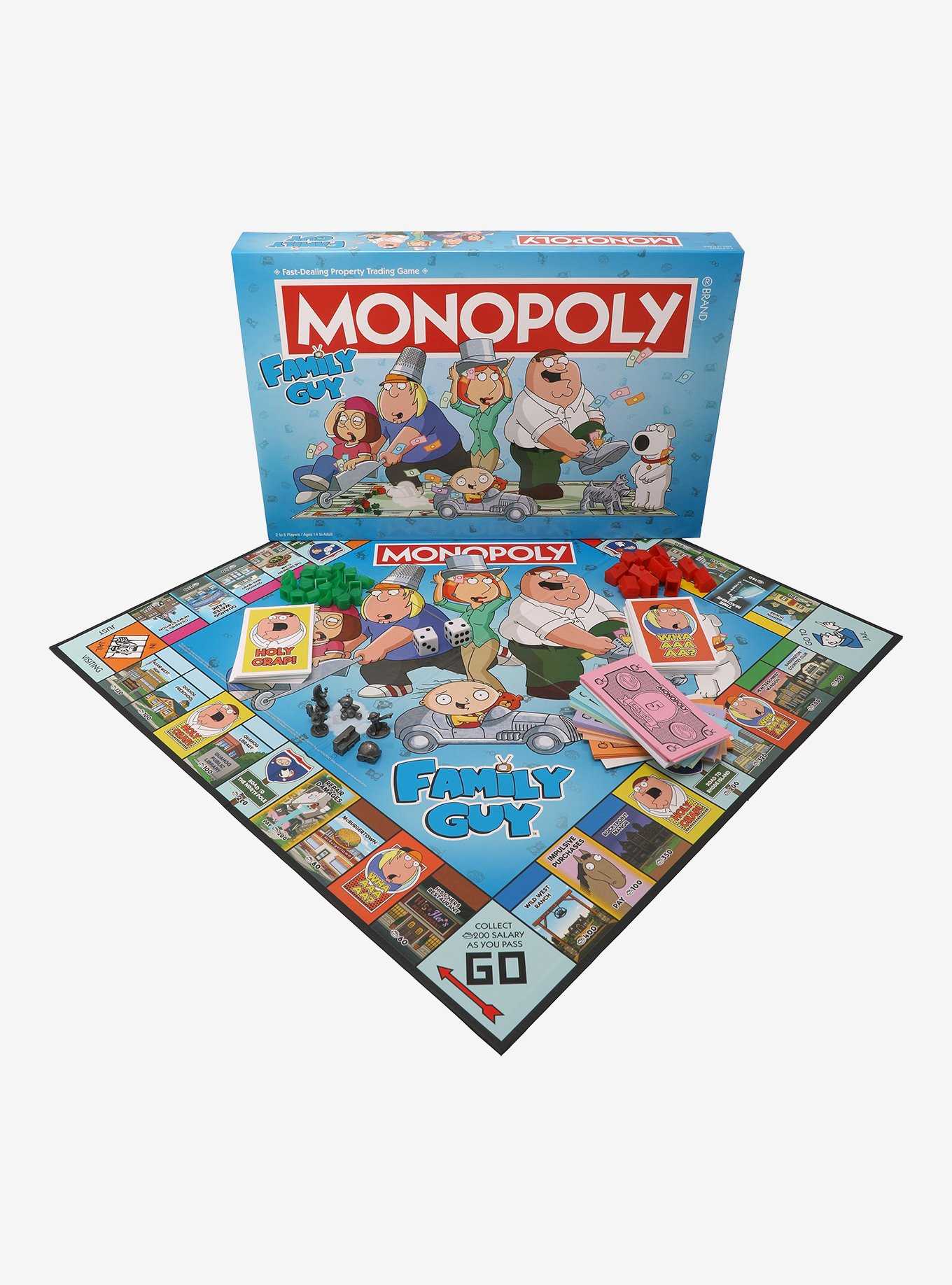 Monopoly Family Guy Edition Board Game, , hi-res