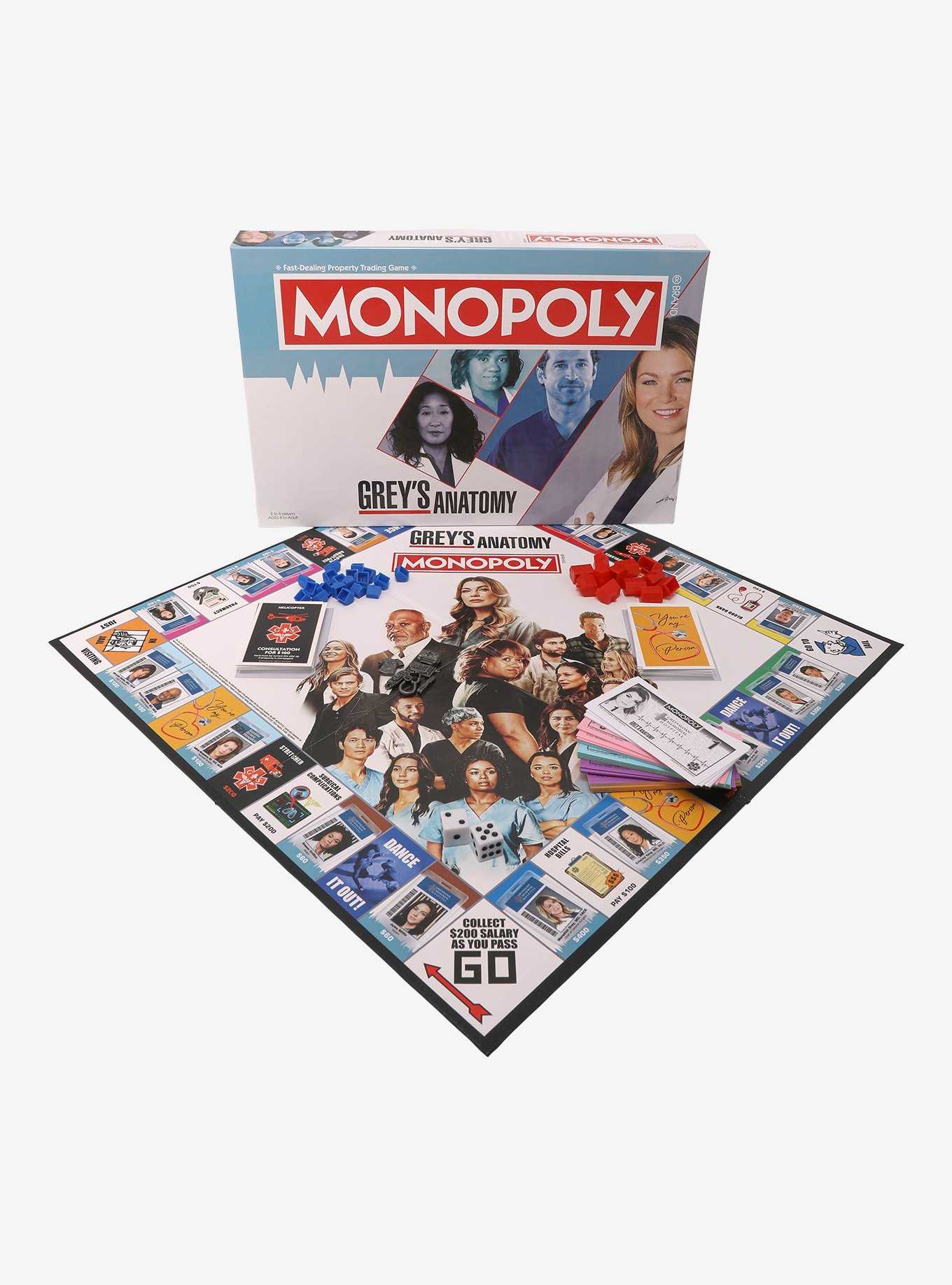 Monopoly Grey's Anatomy Edition Board Game, , hi-res