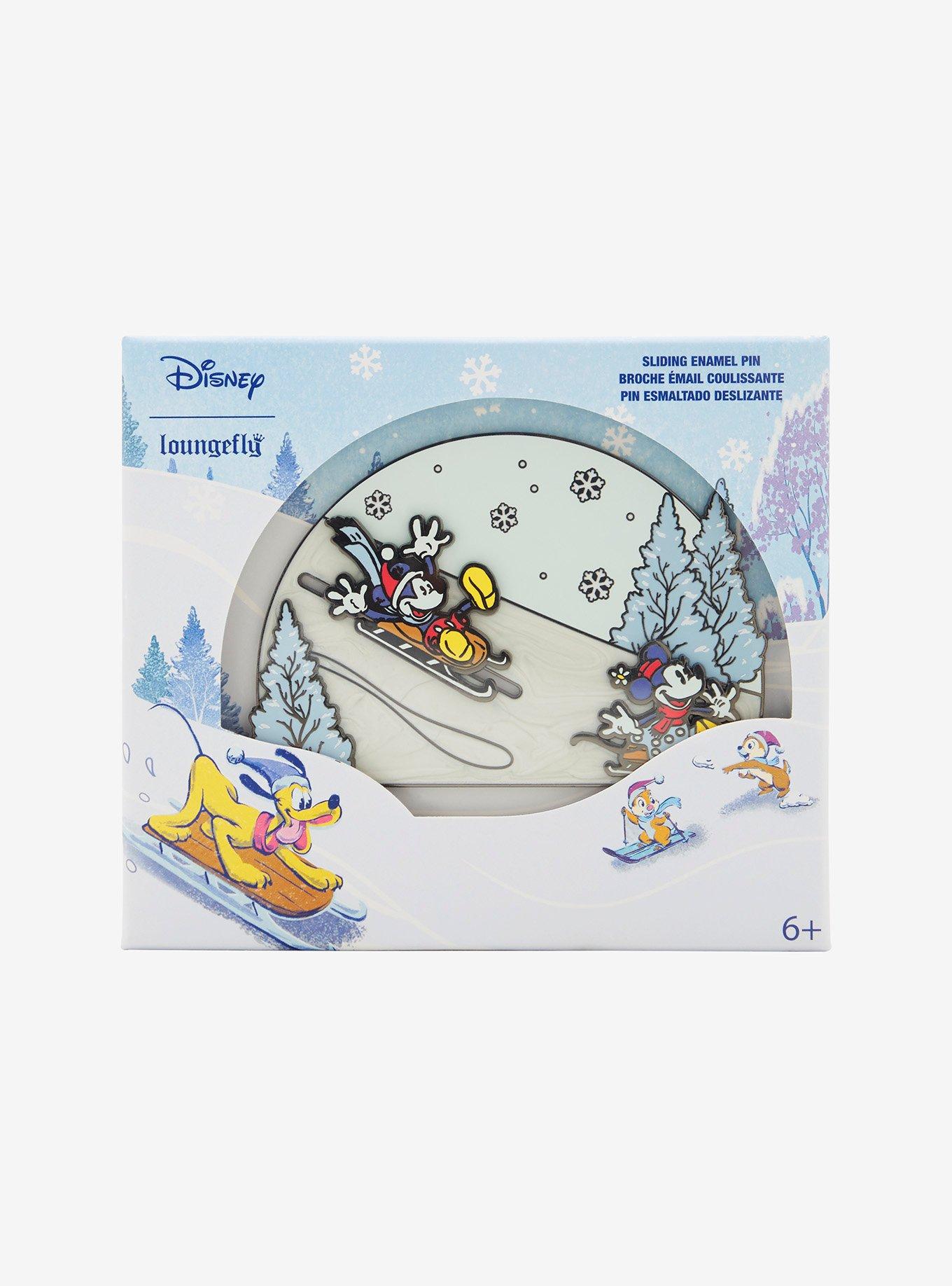 Loungefly Mickey Mouse And Friends Winter Wonderland Enamel Pin, , hi-res