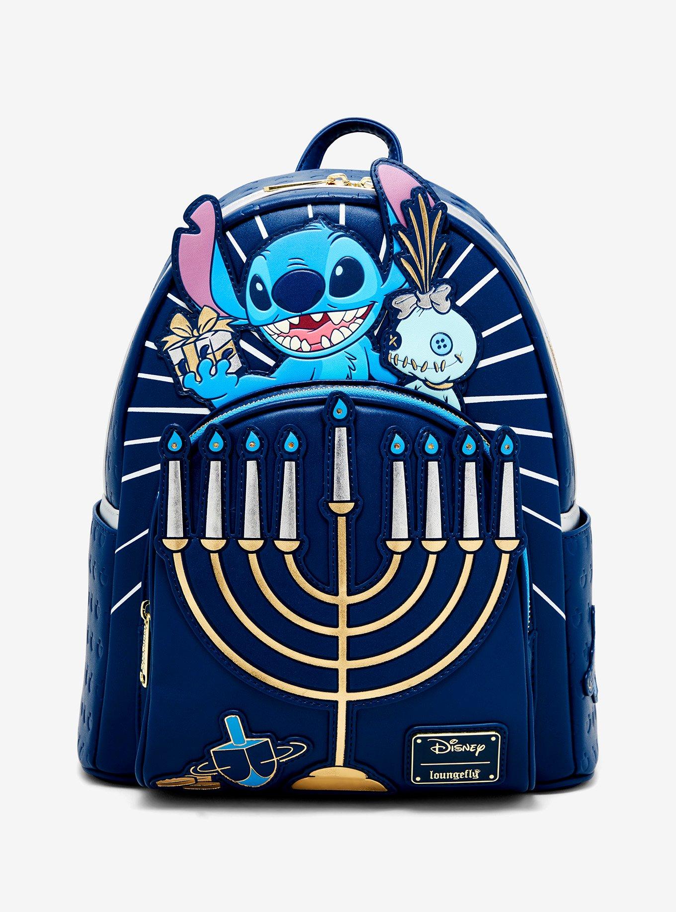 Loungefly Disney Lilo & Stitch Scrump & Stitch Menorah Light-Up Mini Backpack, , hi-res