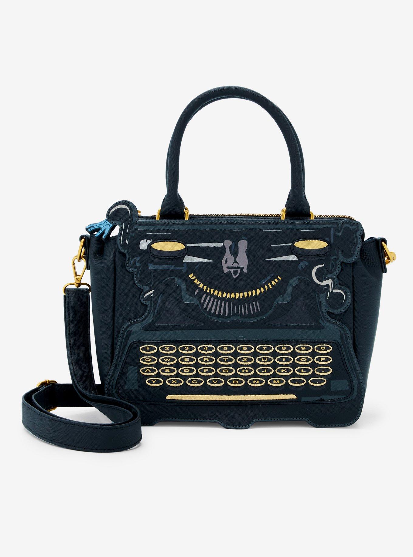 Loungefly Wednesday Typewriter Figural Crossbody Bag, , hi-res