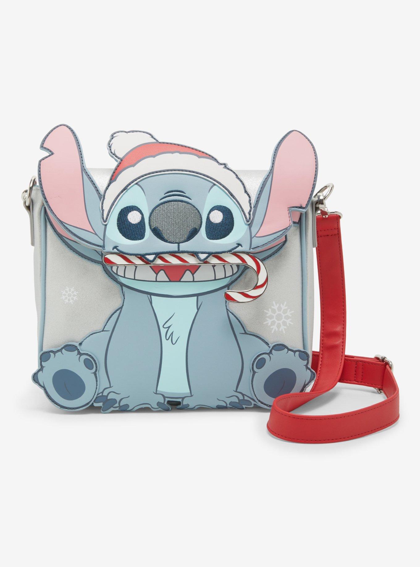 Loungefly Disney Lilo & Stitch Candy Cane Stitch Crossbody Bag, , hi-res