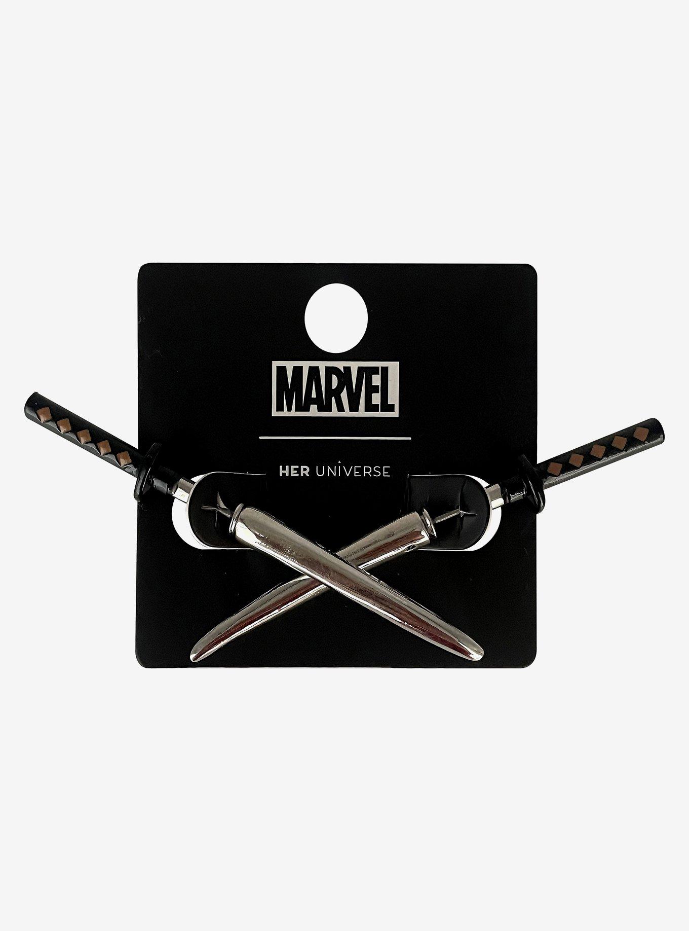 Her Universe Marvel Deadpool Katana Front/Back Earrings, , hi-res