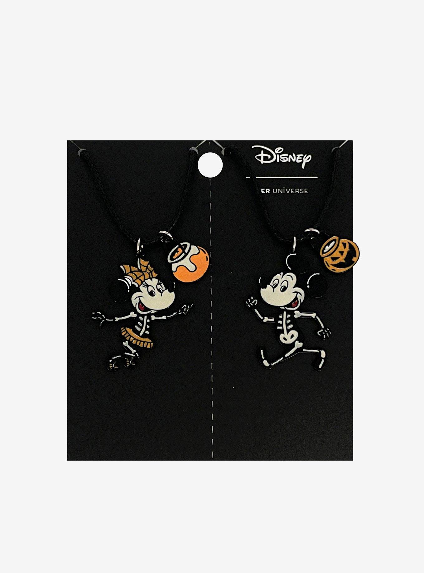 Her Universe Disney Mickey Mouse & Minnie Mouse Halloween Best Friend Necklace Set, , hi-res