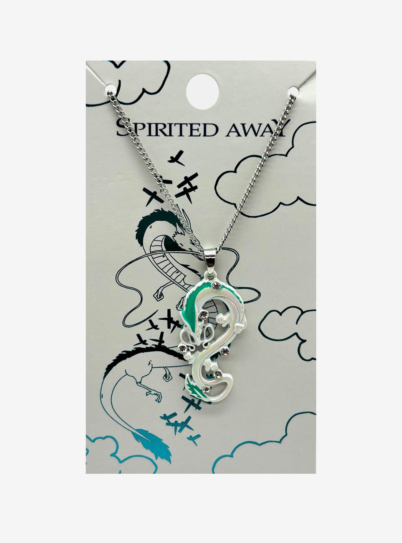 Studio Ghibli&reg; Spirited Away Haku Jeweled Pendant Necklace, , hi-res