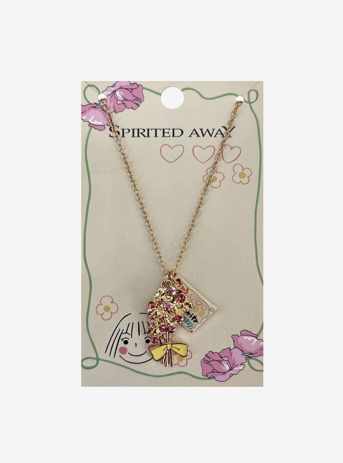 Studio Ghibli Spirited Away Chihiro Goodbye Gift Charm Necklace