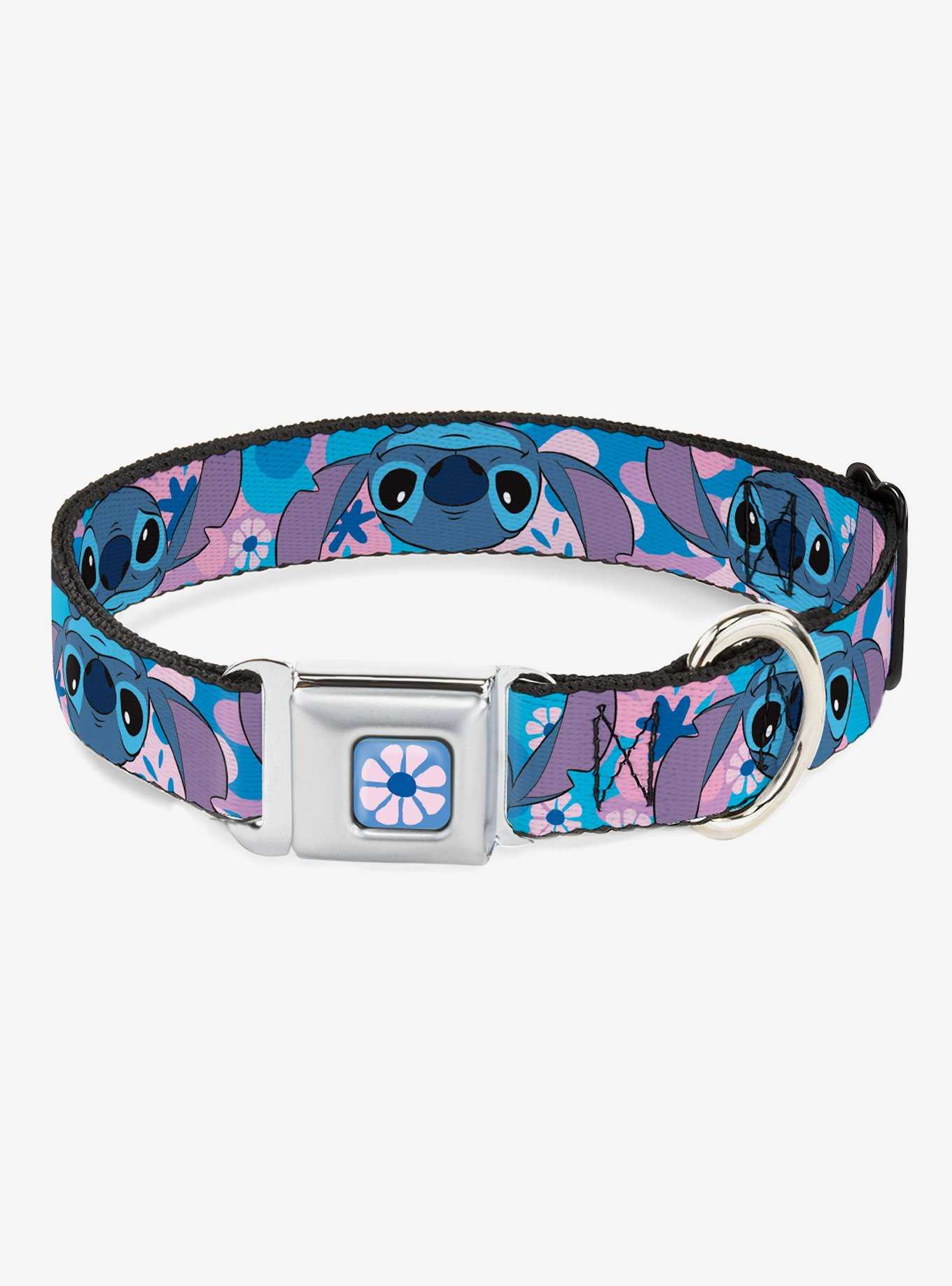 Disney Lilo & Stitch Flip Expressions Close Up Seatbelt Buckle Dog Collar, , hi-res
