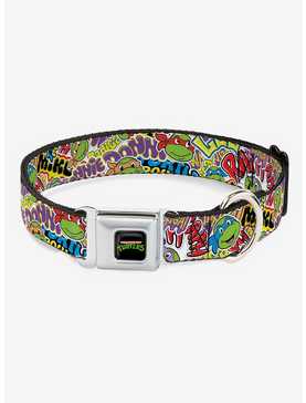 Teenage Mutant Ninja Turtles Sticker Slaps Seatbelt Buckle Dog Collar, , hi-res