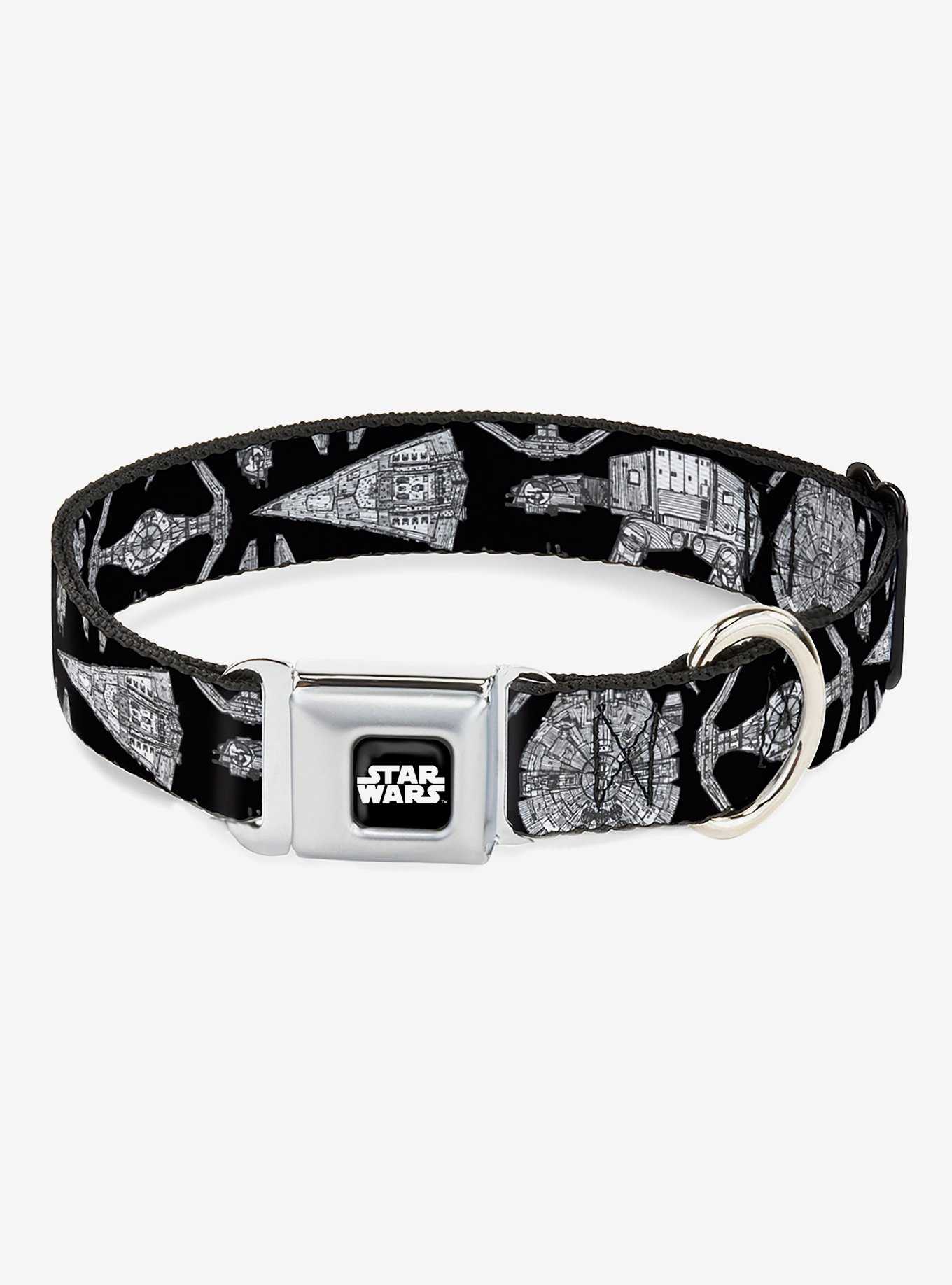 Star Wars Ships and Vehicles Seatbelt Buckle Dog Collar, , hi-res