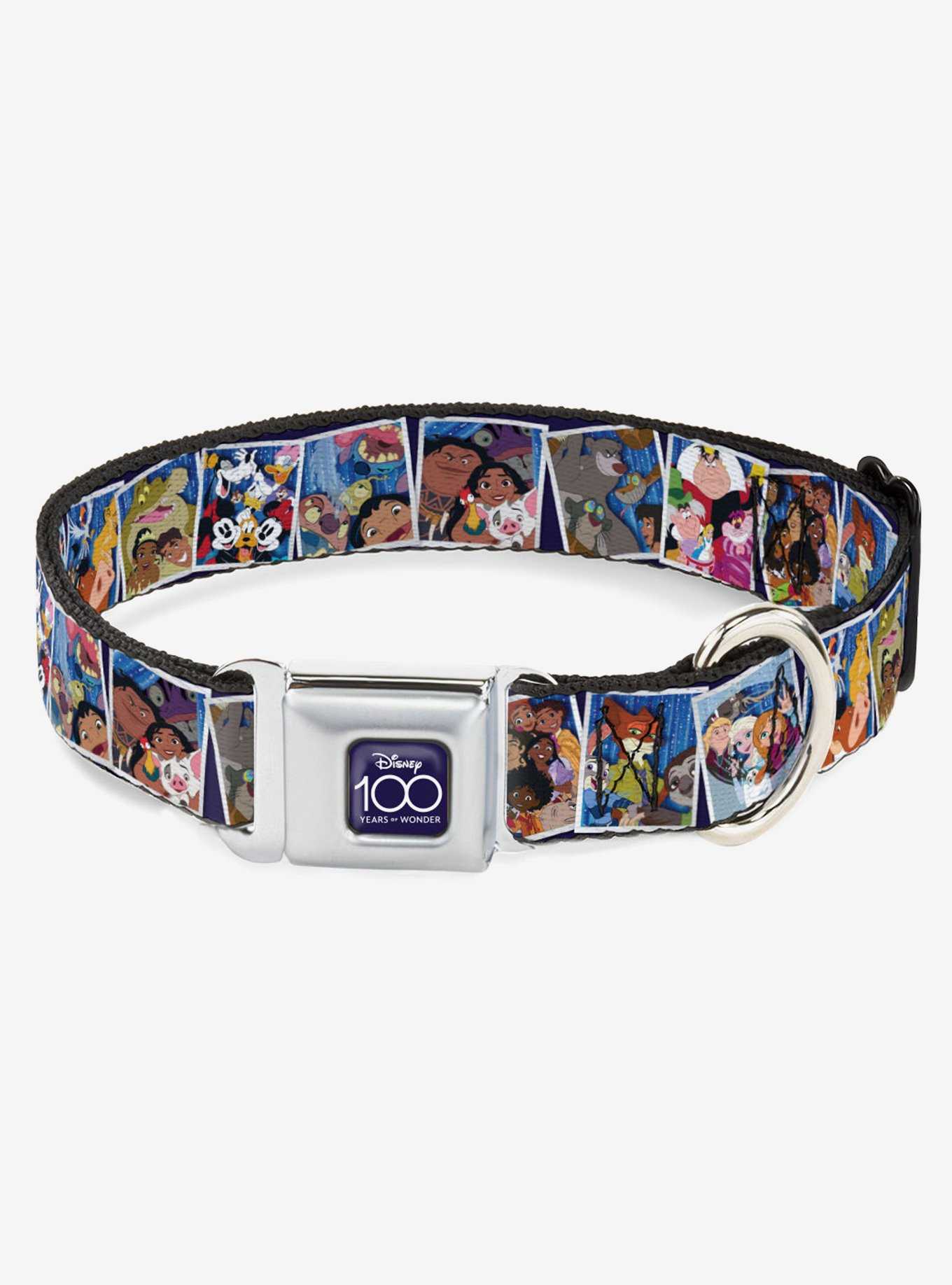Disney100 Movie Characters Photo Booth Pose Seatbelt Buckle Dog Collar, , hi-res