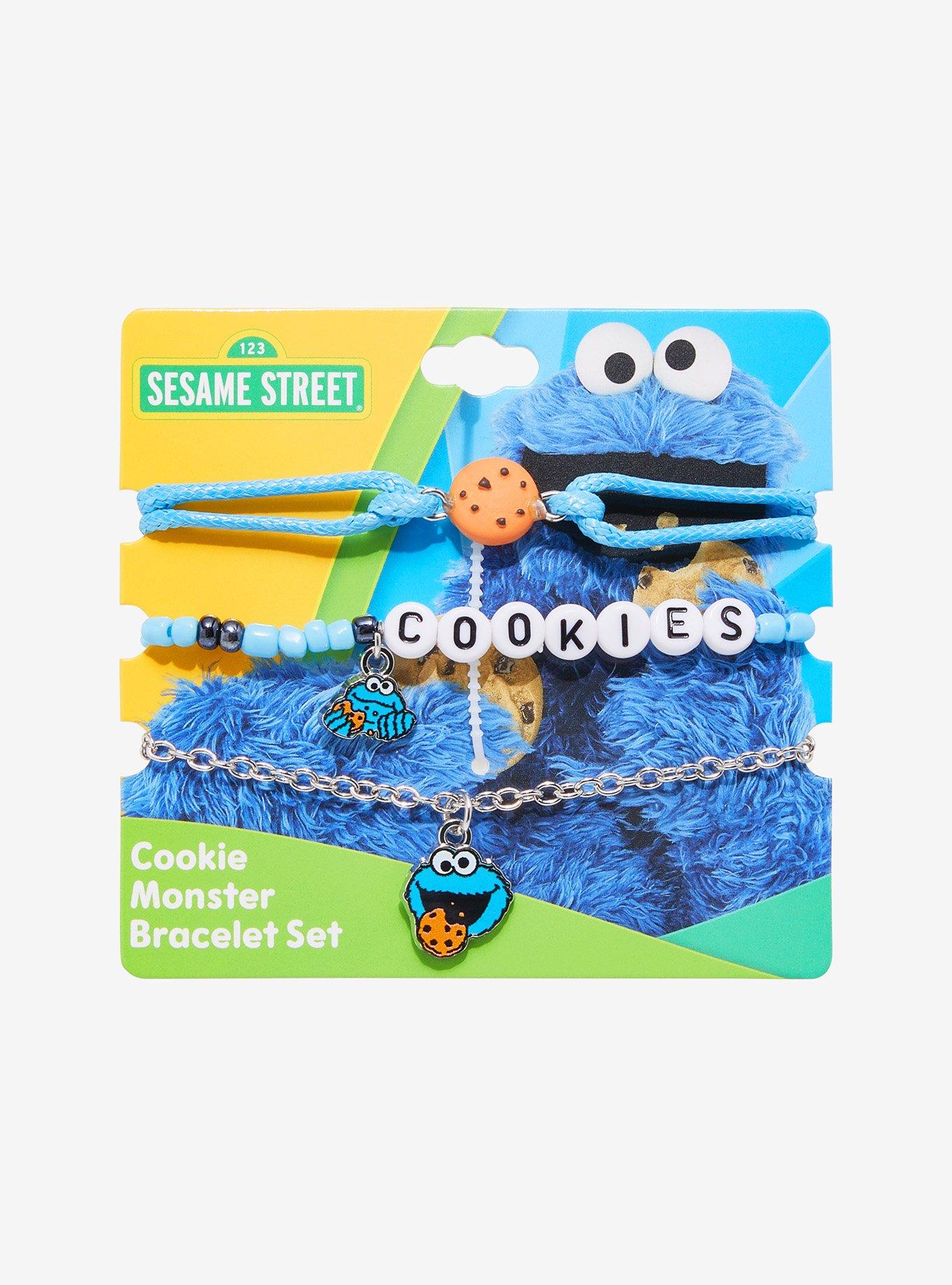 Sesame Street Cookie Monster Bracelet Set