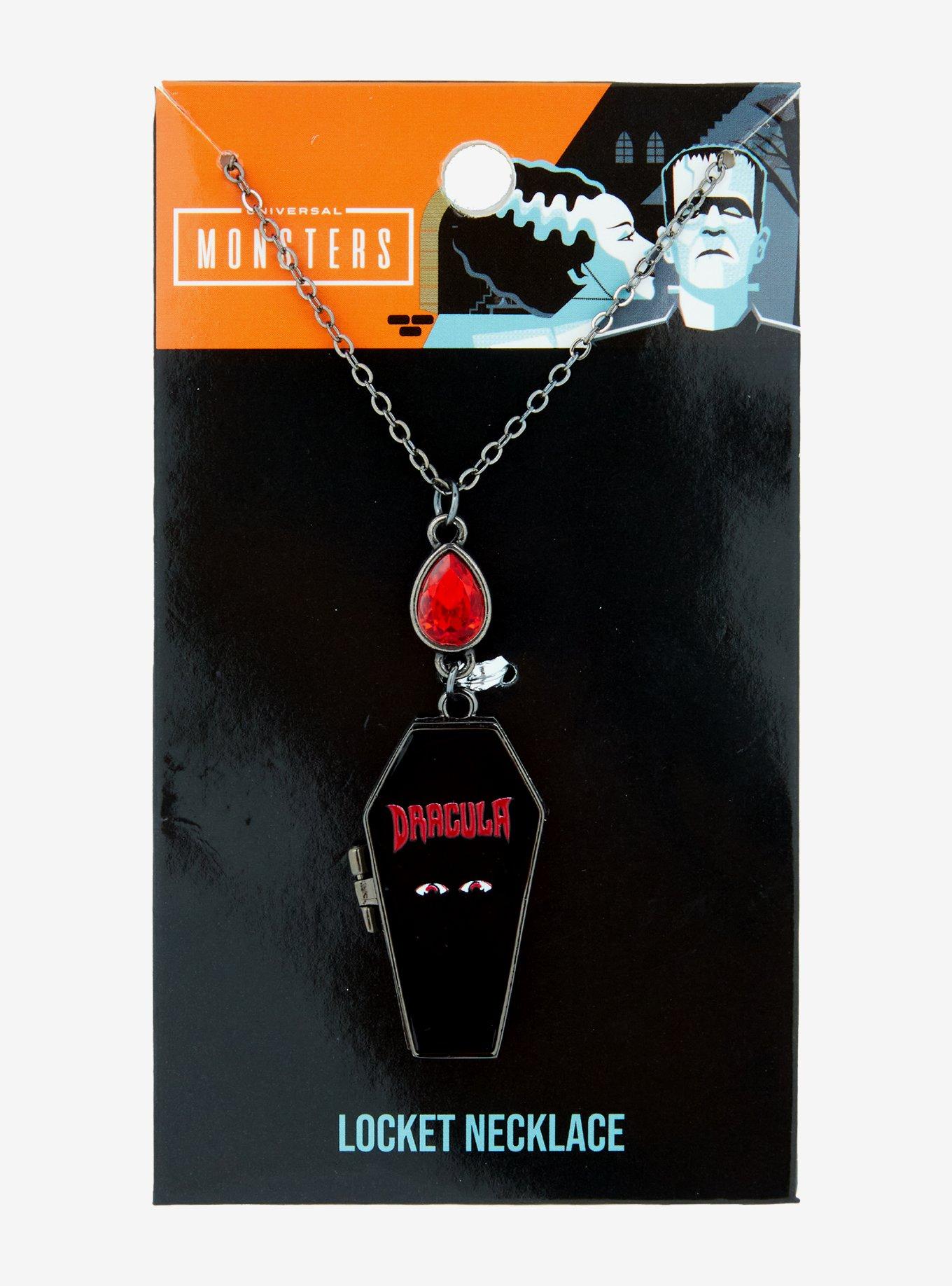 Universal Monsters Dracula Coffin Locket Necklace, , hi-res