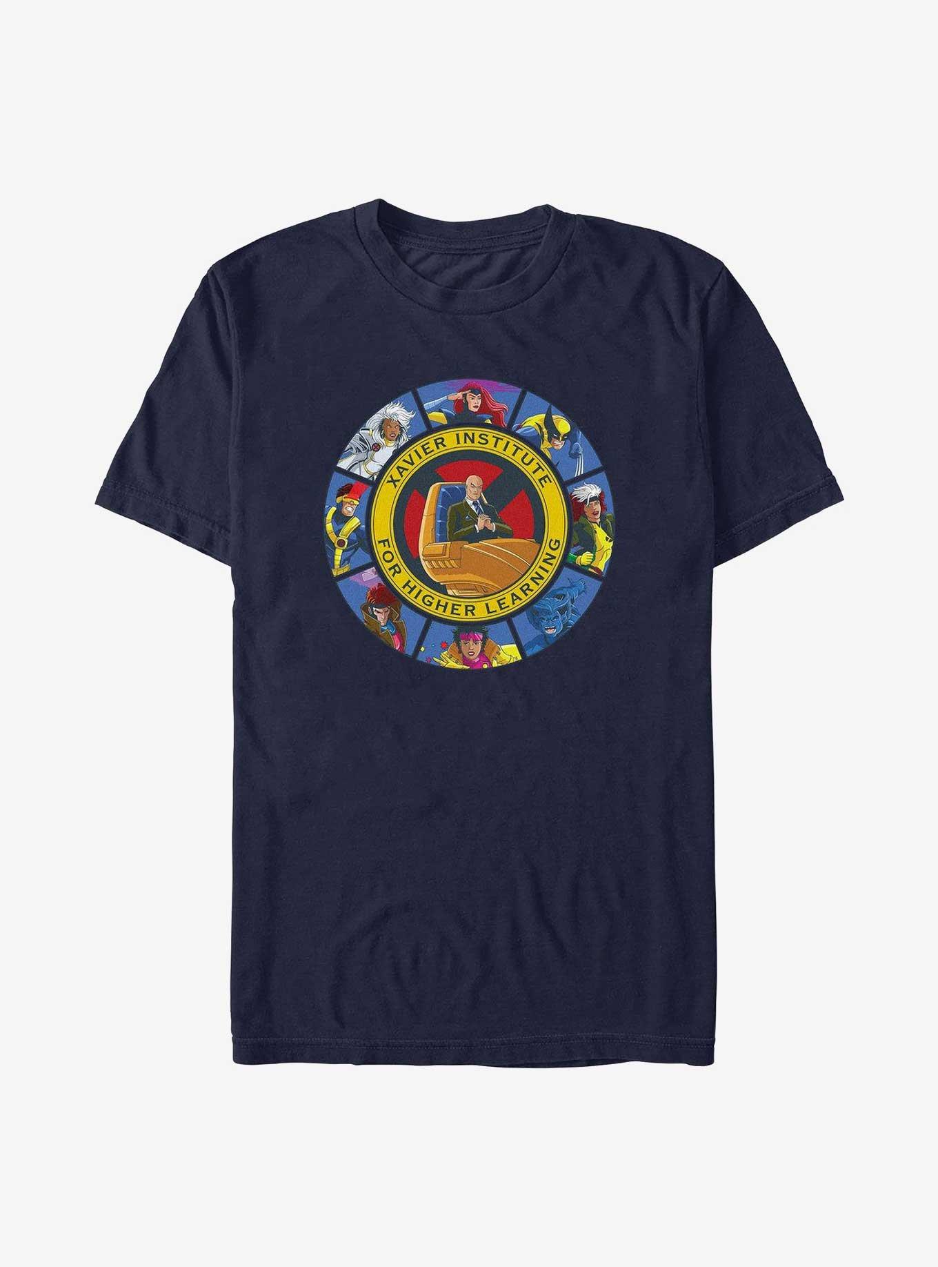 X-Men Xavier Circle Group T-Shirt, NAVY, hi-res