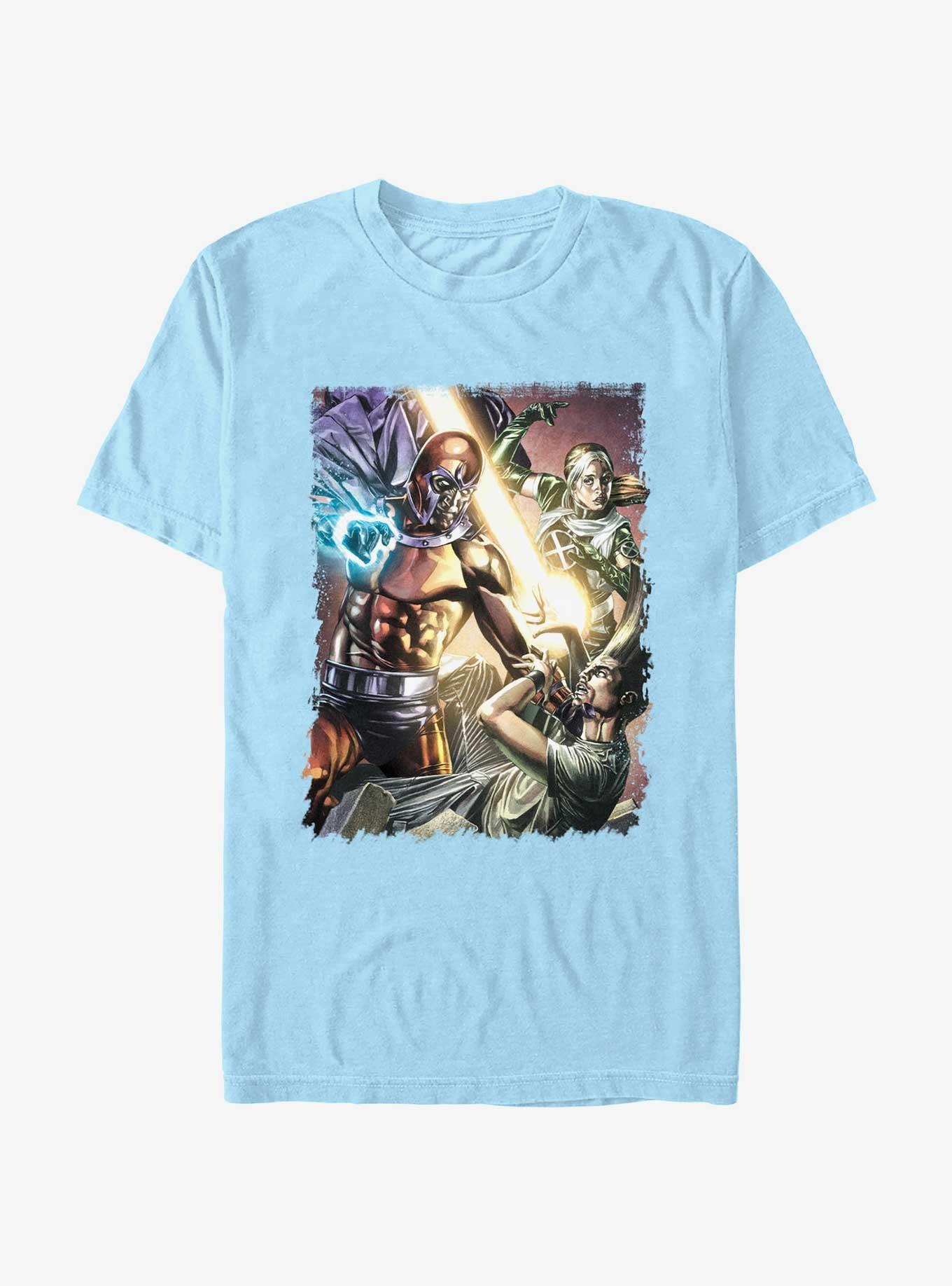 X-Men Lasered Down T-Shirt, LT BLUE, hi-res