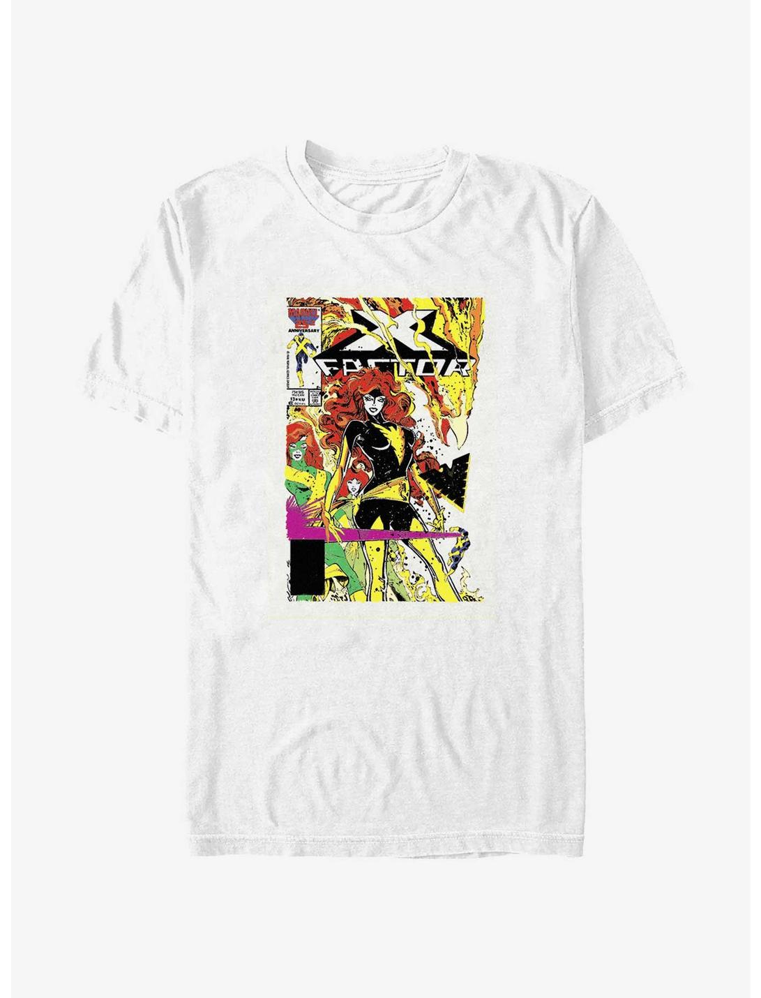 X-Men Phoenix Scribble Cover T-Shirt, WHITE, hi-res