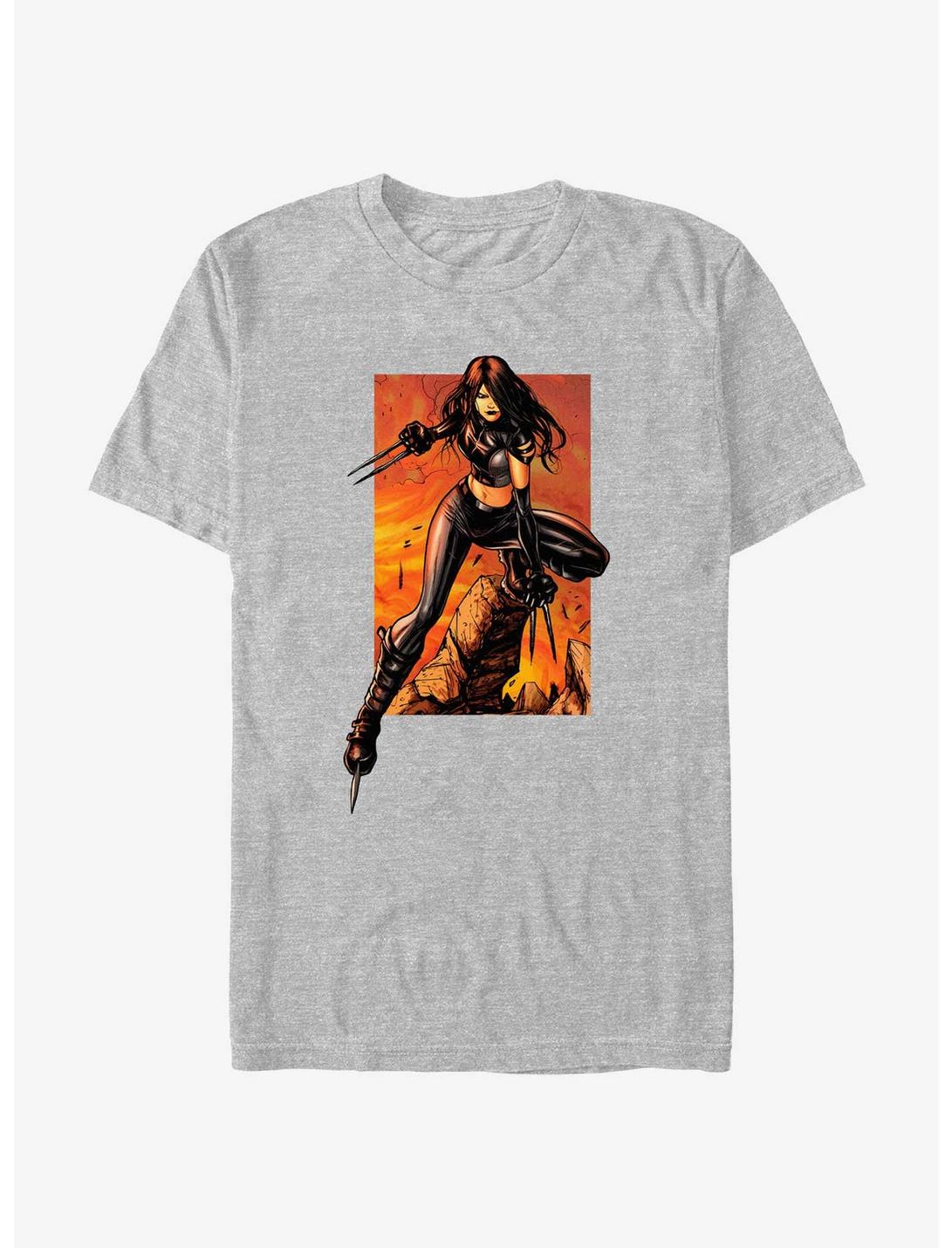 X-Men X-23 Breakout T-Shirt, ATH HTR, hi-res