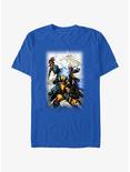 X-Men Attack Stance T-Shirt, ROYAL, hi-res