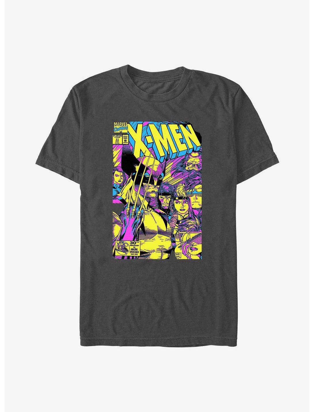 X-Men Classic 90's Cover T-Shirt, CHARCOAL, hi-res