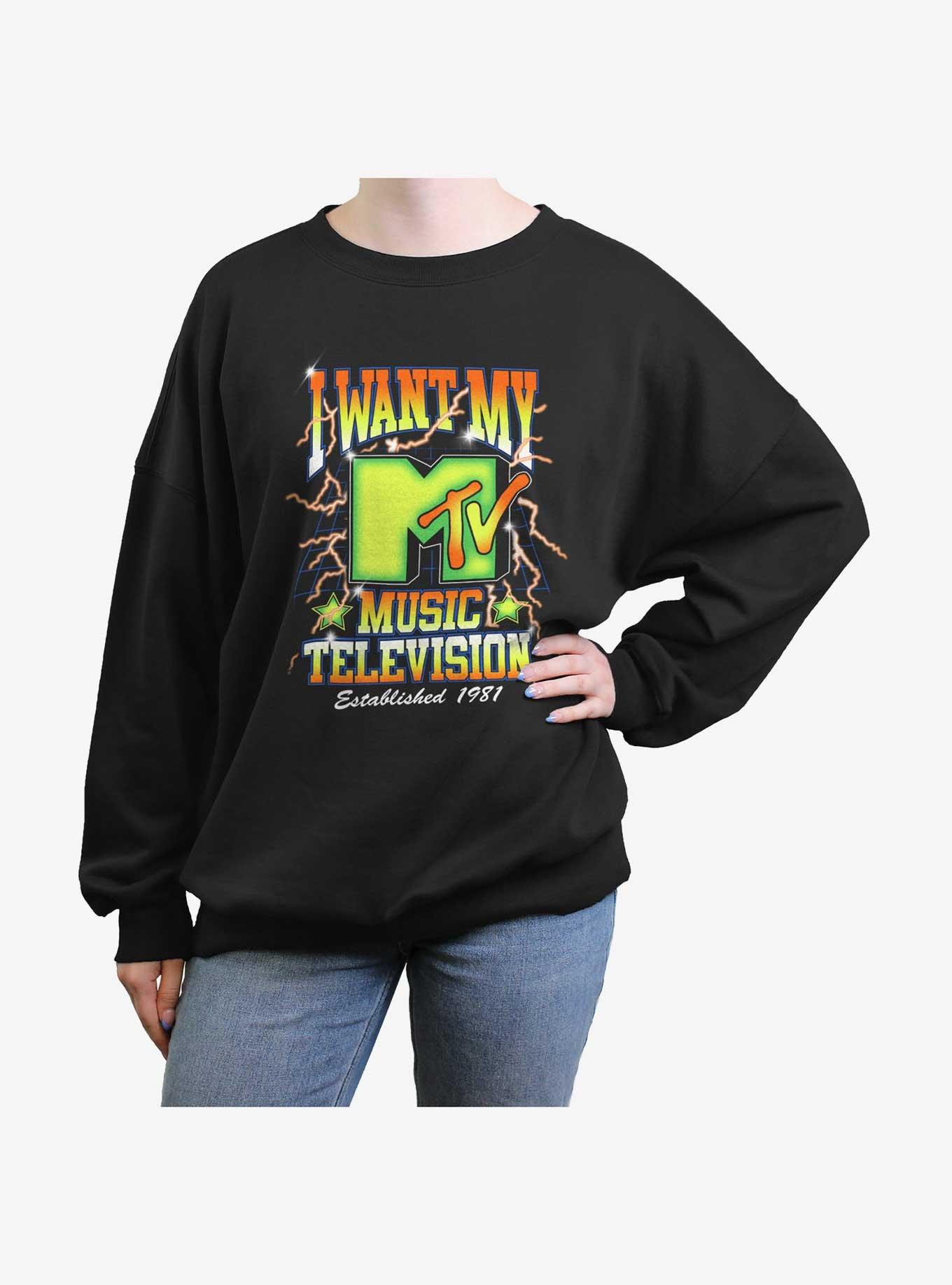 MTV I Want My Girls Oversized Sweatshirt, , hi-res