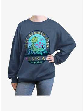 Disney Pixar Luca Best Summer Ever Girls Oversized Sweatshirt, , hi-res
