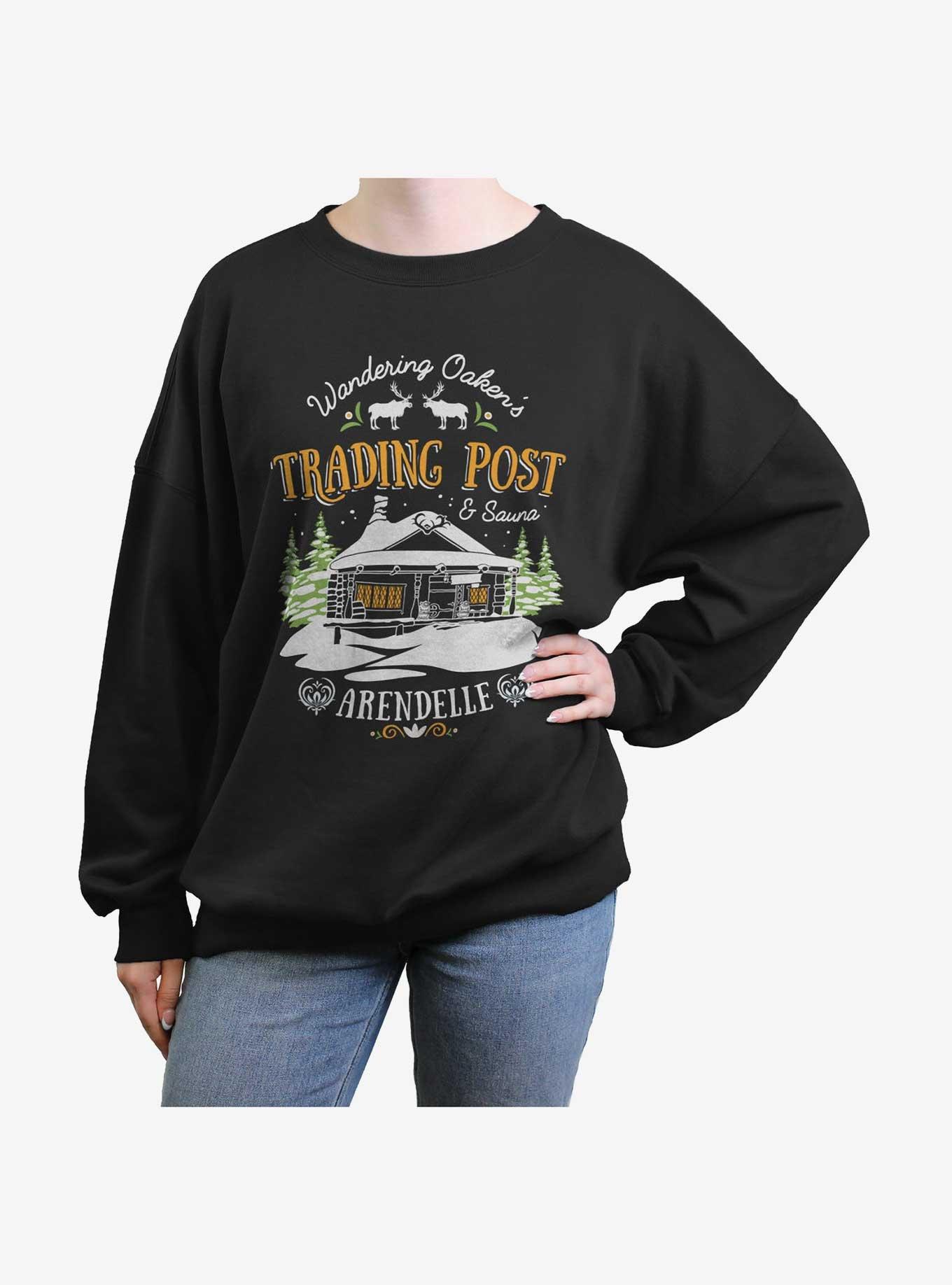 Disney Frozen Trading Post Girls Oversized Sweatshirt, , hi-res