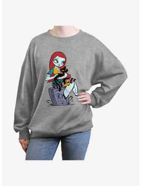 Disney Nightmare Before Christmas Sally Whimsical Girls Oversized Sweatshirt, , hi-res