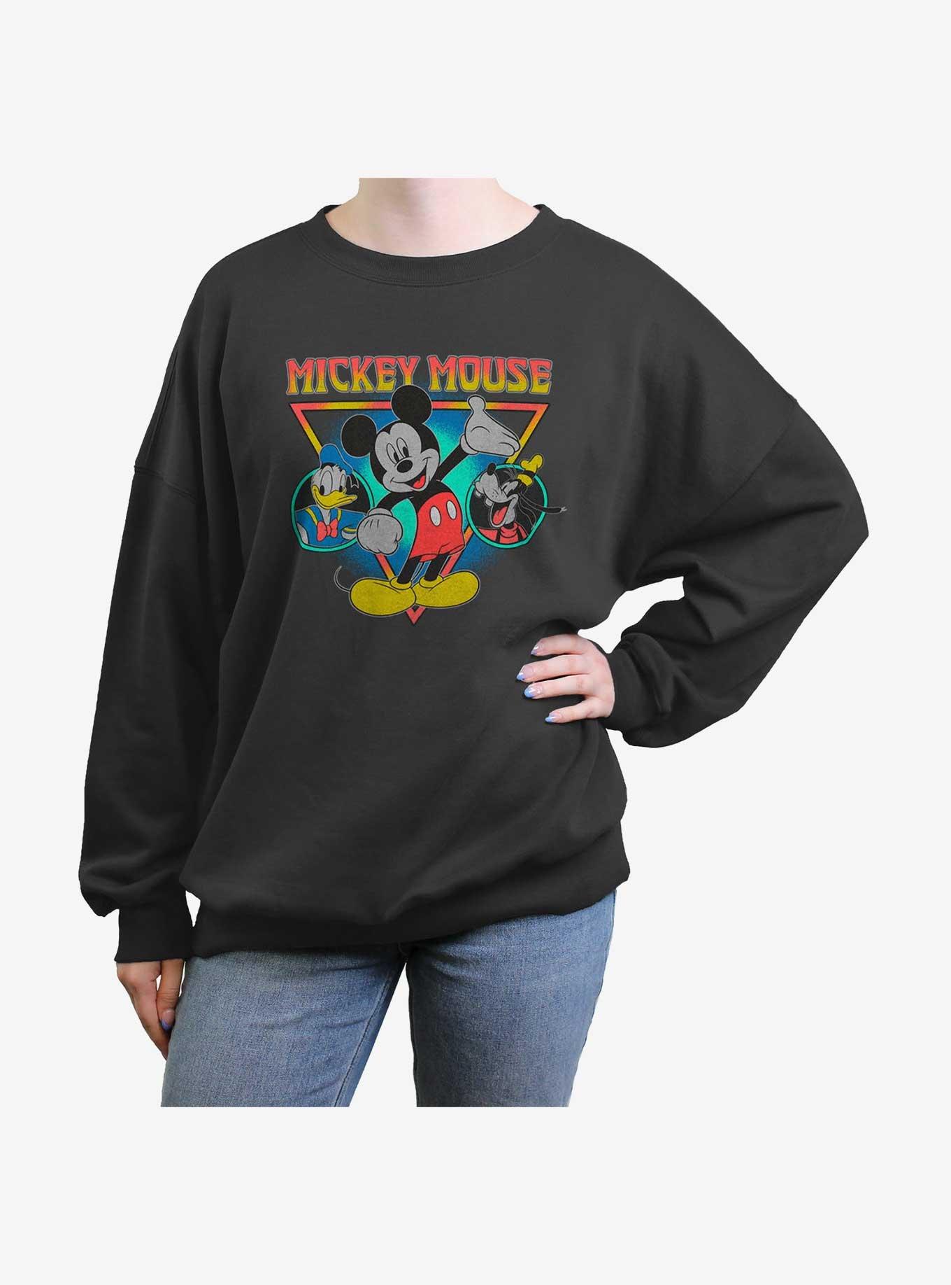 Disney Mickey Mouse & Friends Girls Oversized Sweatshirt