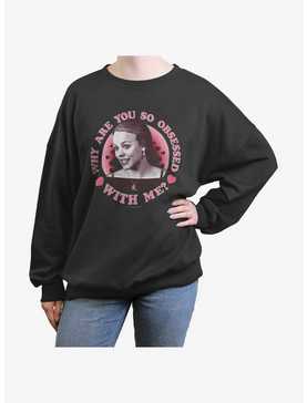 Mean Girls Obsessed With Me Girls Oversized Sweatshirt, , hi-res