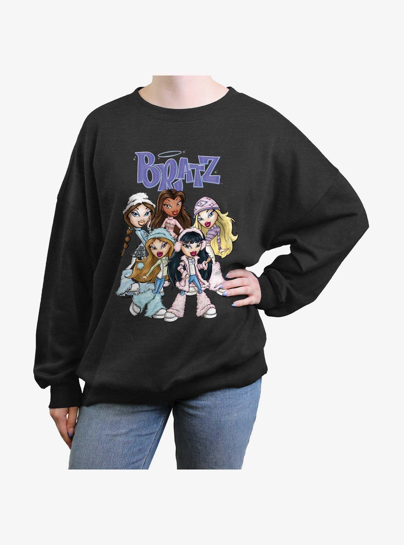 Bratz Bratz Winter Friends Womens Oversized Sweatshirt, , hi-res