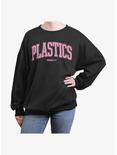 Mean Girls Plastics Womens Oversized Sweatshirt, CHAR HTR, hi-res