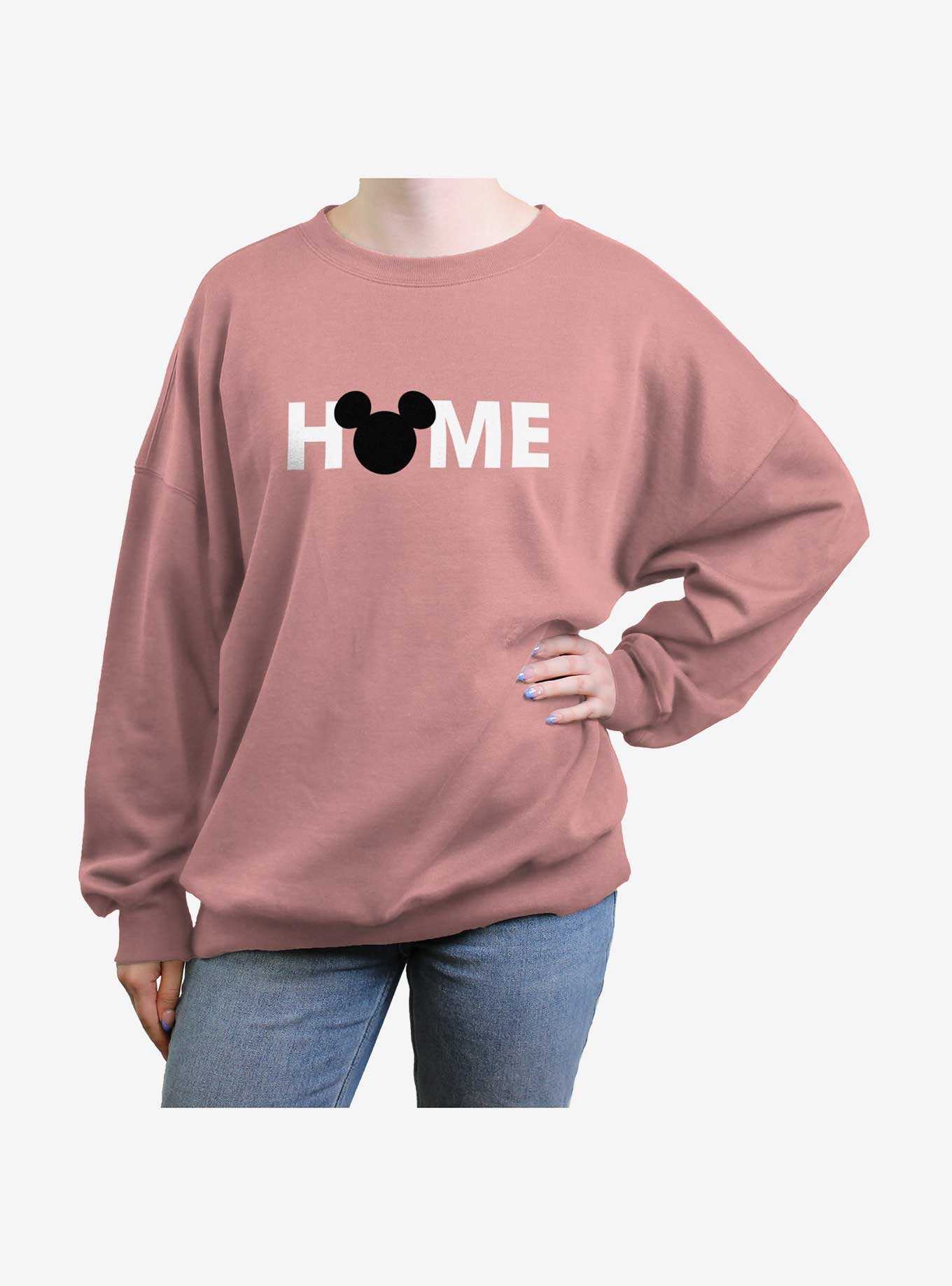 Disney Mickey Mouse Home Womens Oversized Sweatshirt, , hi-res