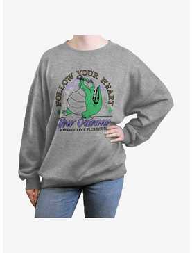 Disney Princess And The Frog Follow Your Heart Womens Oversized Sweatshirt, , hi-res