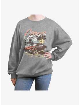 General Motors Vintage Camaro Womens Oversized Sweatshirt, , hi-res
