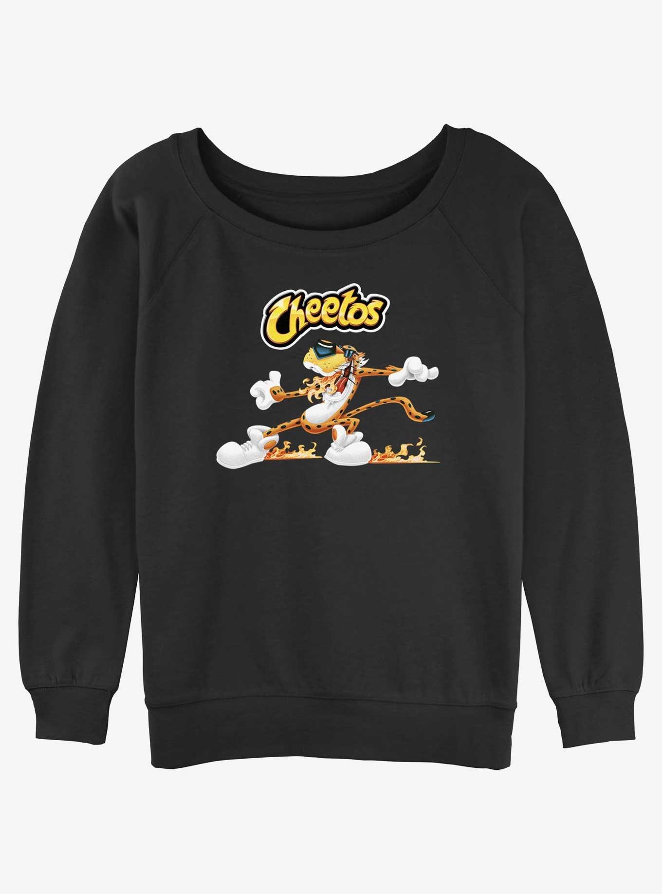 Cheetos Chester Run Spin Girls Slouchy Sweatshirt, BLACK, hi-res