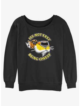 Cheetos Chester Not Easy Being Cheesy Girls Slouchy Sweatshirt, , hi-res