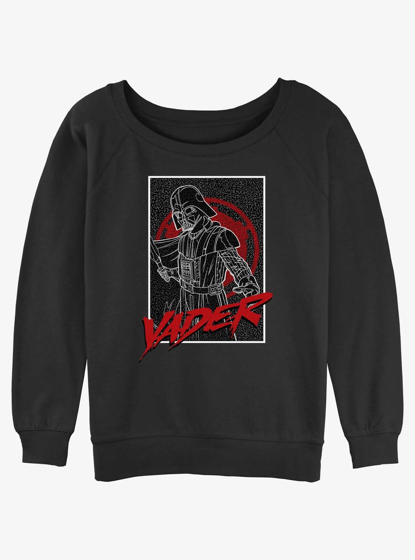 Star Wars Darth Vader Girls Slouchy Sweatshirt, BLACK, hi-res