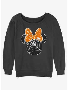 Disney Minnie Mouse Webs Girls Slouchy Sweatshirt, , hi-res