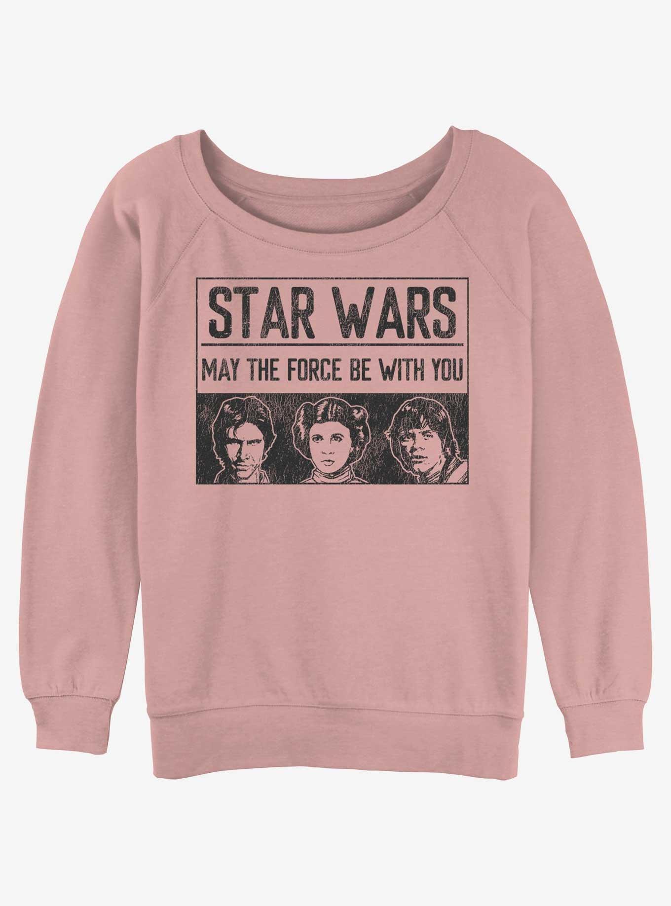 Star Wars May The Force Be With You Trio Girls Slouchy Sweatshirt, , hi-res