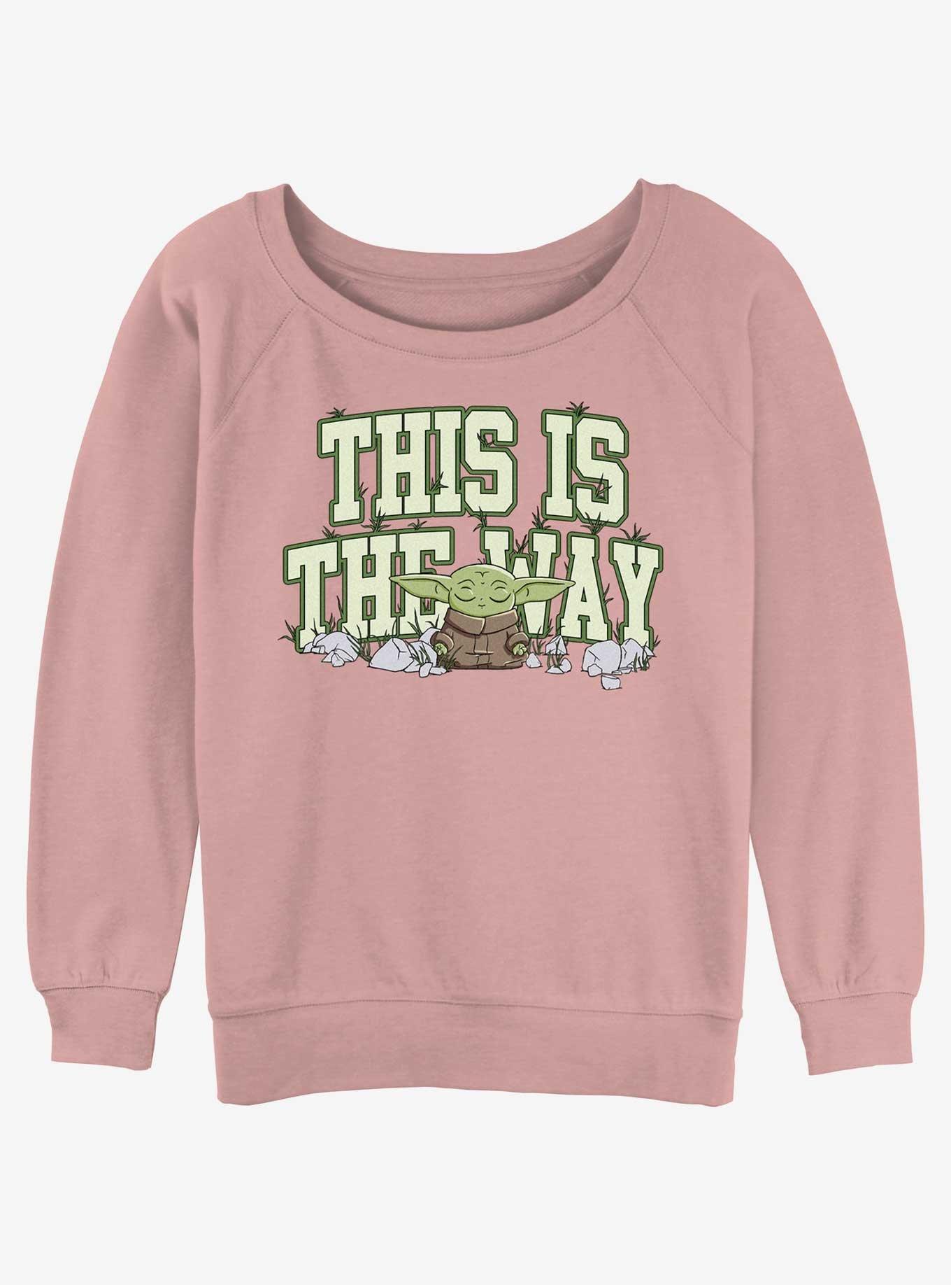 Star Wars The Mandalorian Meditation Is The Way Girls Slouchy Sweatshirt, , hi-res