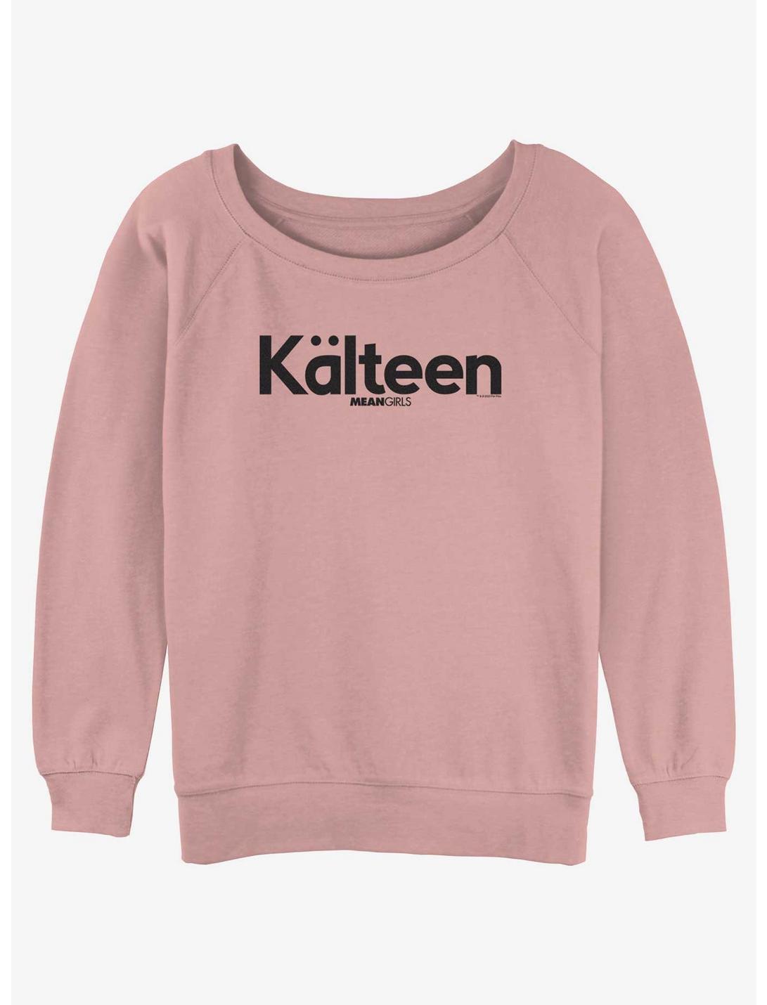 Mean Girls Kalteen Logo Girls Slouchy Sweatshirt, DESERTPNK, hi-res