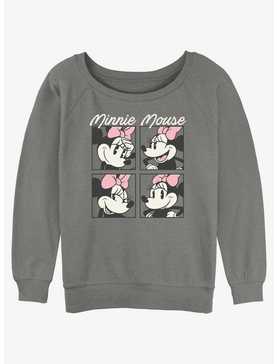Disney Minnie Mouse Boxed Girls Slouchy Sweatshirt, , hi-res