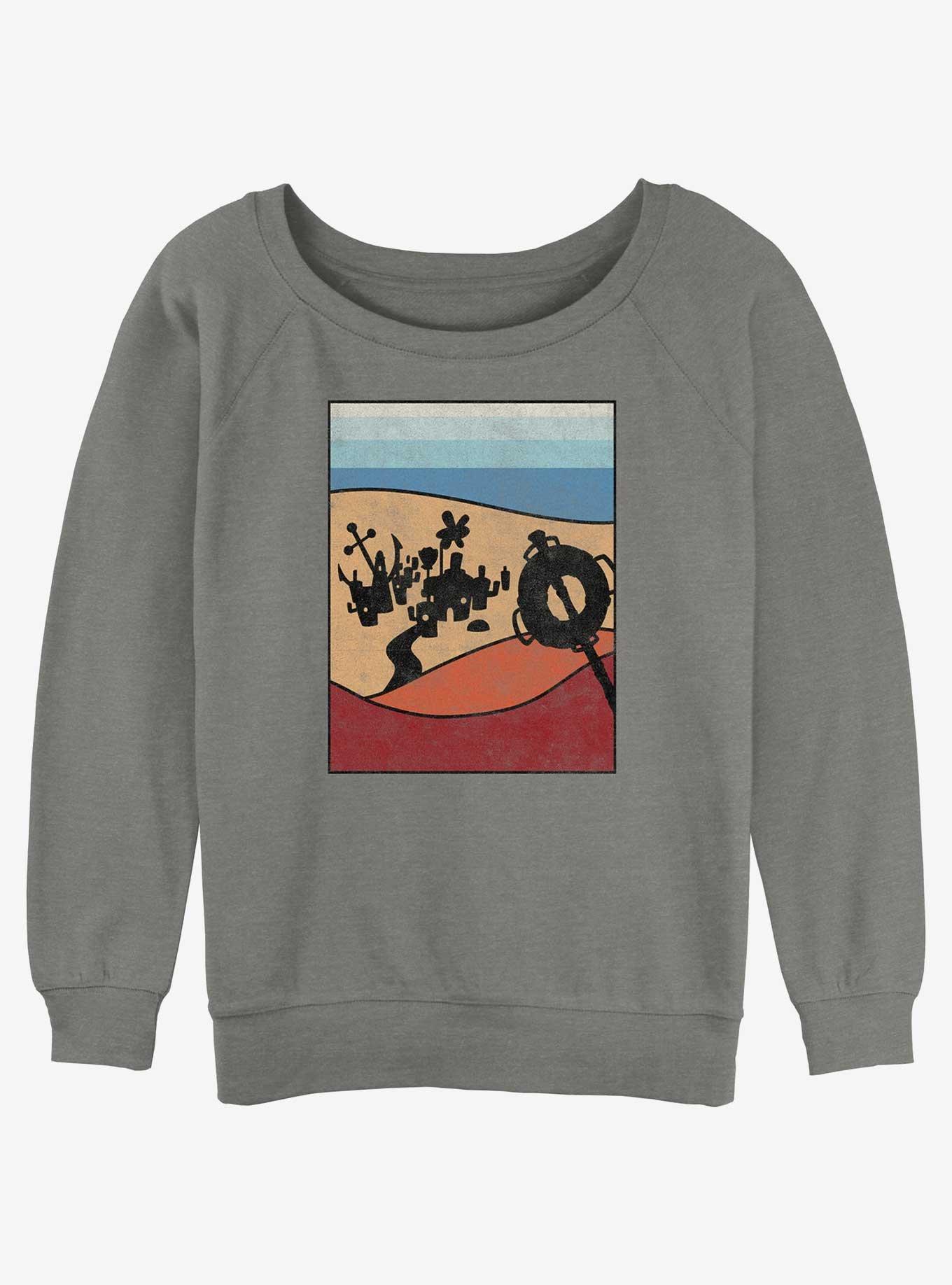 SpongeBob SquarePants Bikini Bottom Minimalism Girls Slouchy Sweatshirt
