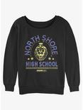 Mean Girls North Shore High School Womens Slouchy Sweatshirt, BLACK, hi-res