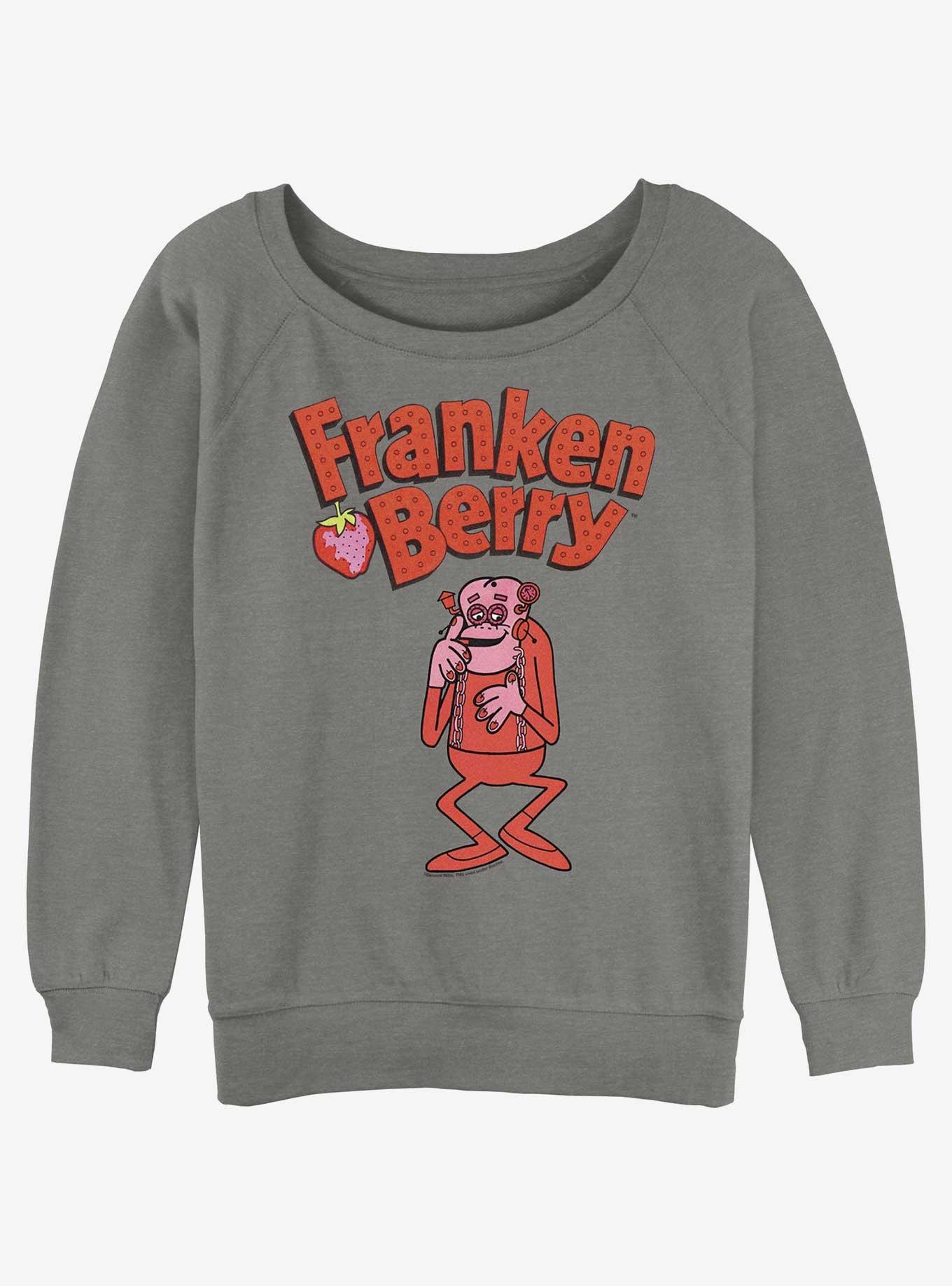 Franken Berry Portrait Womens Slouchy Sweatshirt, , hi-res