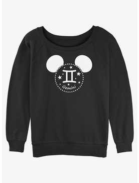 Disney Mickey Mouse Gemini Womens Slouchy Sweatshirt, , hi-res