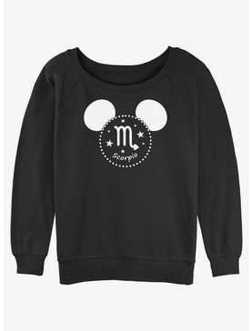 Disney Mickey mouse Scorpio Womens Slouchy Sweatshirt, , hi-res